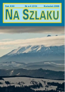 Na Szlaku : turystyka, krajoznawstwo, g&oacute;ry, 2008, nr e-4 (213) (kwiecień)