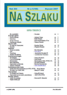 Na Szlaku : turystyka, krajoznawstwo, g&oacute;ry, 2007, nr e-1 (198) (styczeń)