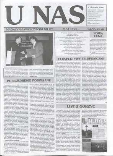 U Nas : miesięcznik jaworzyński, 1996, nr 29