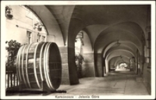 Jelenia G&oacute;ra - Plac Ratuszowy - podcienia kamieniczek [Dokument ikonograficzny]