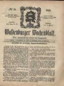 Waldenburger Wochenblatt, Jg. 5, 1859, nr 18