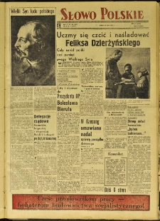 Słowo Polskie, 1951, nr 196 (1692) [197 (1693)]