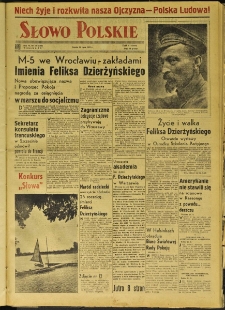 Słowo Polskie, 1951, nr 198 (1694)
