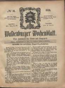 Waldenburger Wochenblatt, Jg. 5, 1859, nr 31