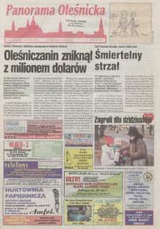 Panorama Oleśnicka: tygodnik Ziemi Oleśnickiej, 1999, nr 2 (394)