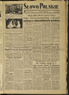 Słowo Polskie, 1951, nr 9 (1505)