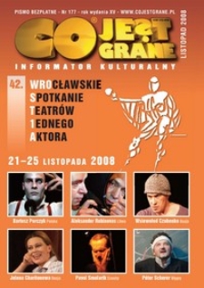 Co Jest Grane : informator kulturalny, 2008, nr 177
