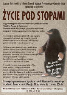 Życie pod stopami - ulotka [Dokument życia społecznego]