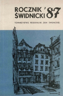 Rocznik Świdnicki, T. 15 (1987)