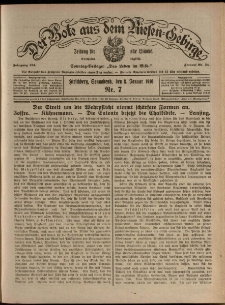 Der Bote aus dem Riesen-Gebirge : Zeitung f&uuml;r alle St&auml;nde, R. 104, 1916, nr 7