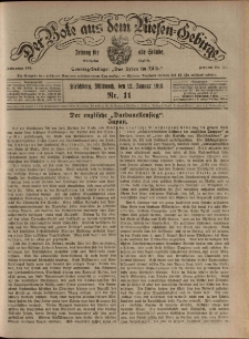 Der Bote aus dem Riesen-Gebirge : Zeitung f&uuml;r alle St&auml;nde, R. 104, 1916, nr 11