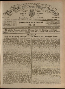 Der Bote aus dem Riesen-Gebirge : Zeitung f&uuml;r alle St&auml;nde, R. 104, 1916, nr 15