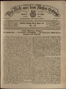 Der Bote aus dem Riesen-Gebirge : Zeitung f&uuml;r alle St&auml;nde, R. 104, 1916, nr 17