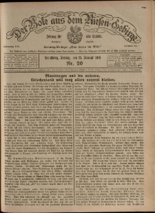 Der Bote aus dem Riesen-Gebirge : Zeitung f&uuml;r alle St&auml;nde, R. 104, 1916, nr 20