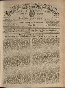 Der Bote aus dem Riesen-Gebirge : Zeitung f&uuml;r alle St&auml;nde, R. 104, 1916, nr 22