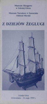 Z dziej&oacute;w żeglugi - zaproszenie [Dokument życia społecznego]