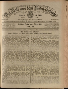 Der Bote aus dem Riesen-Gebirge : Zeitung f&uuml;r alle St&auml;nde, R. 104, 1916, nr 34