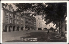 Hirschberg i. Riesengeb. am Markt [Dokument ikonograficzny]