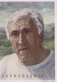 Uroczyste odsłonięcie tablicy pamiątkowej na gmachu gł&oacute;wnym Muzeum Karkonoskiego poświęconej Mieczysławowi Stanisławowi Buczyńskiemu - zaproszenie [Dokument życia społecznego]