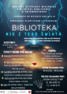 Konkurs Biblioteka nie z tego świata - plakat [Dokument życia społecznego]