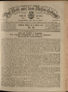 Der Bote aus dem Riesen-Gebirge : Zeitung f&uuml;r alle St&auml;nde, R. 104, 1916, nr 41