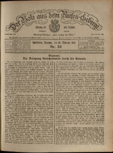 Der Bote aus dem Riesen-Gebirge : Zeitung f&uuml;r alle St&auml;nde, R. 104, 1916, nr 50