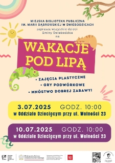 Wakacje pod Lipą - plakat [Dokument życia społecznego]