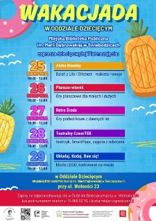 Wakacjada - plakat [Dokument życia społecznego]