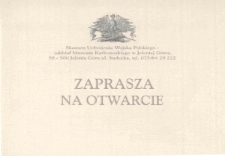 Wystawa Sprzętu Radiolokacyjnego w Łomnicy - zaproszenie [Dokument życia społecznego]