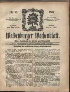 Waldenburger Wochenblatt, Jg. 5, 1859, nr 52