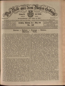 Der Bote aus dem Riesen-Gebirge : Zeitung f&uuml;r alle St&auml;nde, R. 104, 1916, nr 60