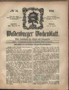 Waldenburger Wochenblatt, Jg. 5, 1859, nr 54