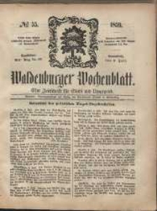 Waldenburger Wochenblatt, Jg. 5, 1859, nr 55