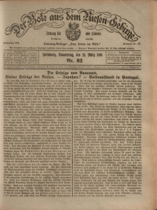 Der Bote aus dem Riesen-Gebirge : Zeitung f&uuml;r alle St&auml;nde, R. 104, 1916, nr 82