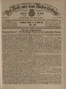 Der Bote aus dem Riesen-Gebirge : Zeitung f&uuml;r alle St&auml;nde, R. 104, 1916, nr 83