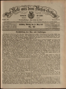 Der Bote aus dem Riesen-Gebirge : Zeitung f&uuml;r alle St&auml;nde, R. 104, 1916, nr 87