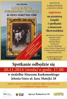 Premiera książki i spotkanie z Januszem Skowrońskim - plakat [Dokument elektroniczny]