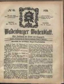 Waldenburger Wochenblatt, Jg. 5, 1859, nr 65
