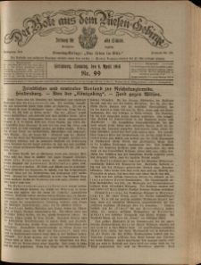 Der Bote aus dem Riesen-Gebirge : Zeitung f&uuml;r alle St&auml;nde, R. 104, 1916, nr 99
