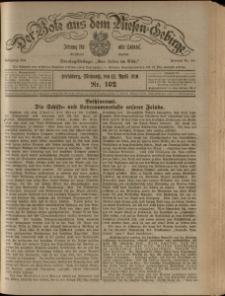 Der Bote aus dem Riesen-Gebirge : Zeitung f&uuml;r alle St&auml;nde, R. 104, 1916, nr 102