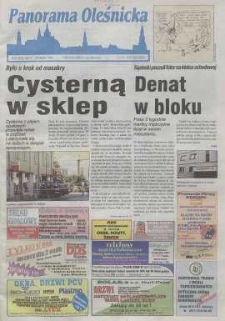 Panorama Oleśnicka: tygodnik Ziemi Oleśnickiej, 1999, nr 31 (423)