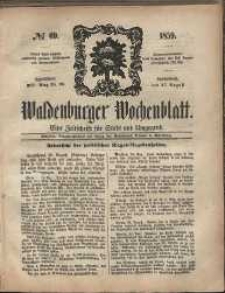 Waldenburger Wochenblatt, Jg. 5, 1859, nr 69