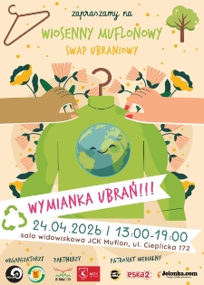 Wiosenny Muflonowy swap ubraniowy- plakat [Dokument życia społecznego]