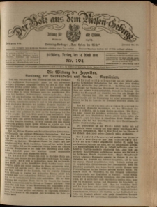Der Bote aus dem Riesen-Gebirge : Zeitung f&uuml;r alle St&auml;nde, R. 104, 1916, nr 104