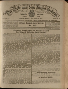 Der Bote aus dem Riesen-Gebirge : Zeitung f&uuml;r alle St&auml;nde, R. 104, 1916, nr 105