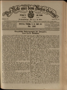 Der Bote aus dem Riesen-Gebirge : Zeitung f&uuml;r alle St&auml;nde, R. 104, 1916, nr 108