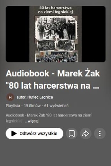 80 lat harcerstwa na ziemi legnickiej - audiobook [Dokument elektroniczny]