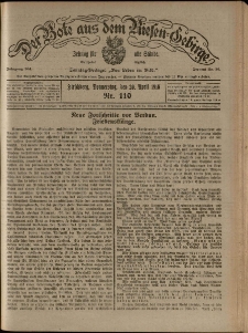 Der Bote aus dem Riesen-Gebirge : Zeitung f&uuml;r alle St&auml;nde, R. 104, 1916, nr 110