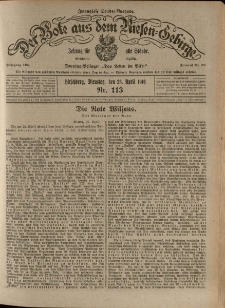 Der Bote aus dem Riesen-Gebirge : Zeitung f&uuml;r alle St&auml;nde, R. 104, 1916, nr 113