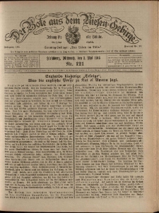 Der Bote aus dem Riesen-Gebirge : Zeitung f&uuml;r alle St&auml;nde, R. 104, 1916, nr 121